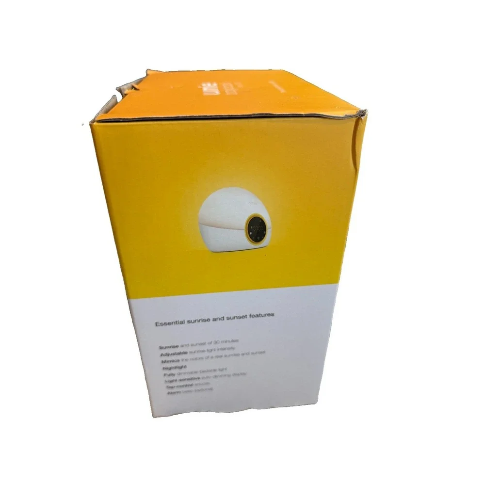 Lumie Bodyclock Rise 100 Sunrise Sunset Alarm Clock Light Therapy Lamp Open Box